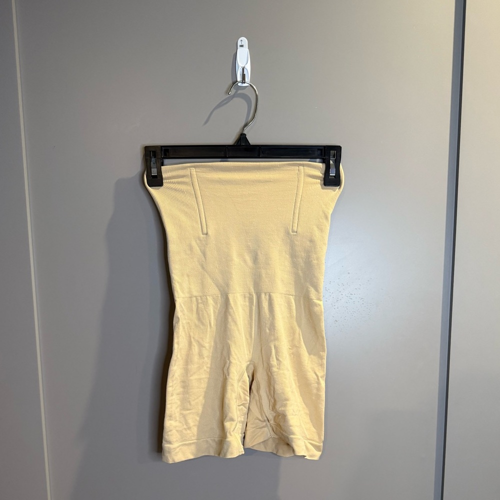 SHEIN Cream Shapewear Shorts